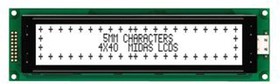 MC44005A6W-FPTLW-V2 A Alphanumeric LCD Display White, 4 Rows by 40 Characters, Transflective