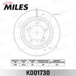 K001730, Диск тормозной Toyota Land Cruiser (J200) 15- ...
