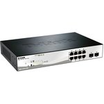 D-Link DGS-1210-10P/F3A Настраиваемый L2 коммутатор с 8 портами ...