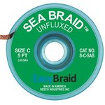 S-C-5AS, Desoldering Braid / Solder Removal DESOLDERING BRAID, SEA BRAID ...