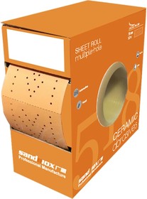 Рулон шлифовальный на бумажной основе 518 Orange Ceramic 70 мм, 12 м, Р400 518.070.400