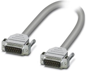 2305622, Male 15 Pin D-sub to Male 15 Pin D-sub Serial Cable, 3m