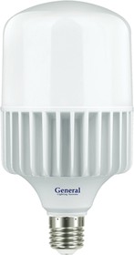 General Лампочка Светодиодная Высокомощная E40 150Вт 230В 10000Лм 6500К Холодный белый свет Цилиндр 661082 GLDEN-HPL-150ВТ- 230-E40-6500