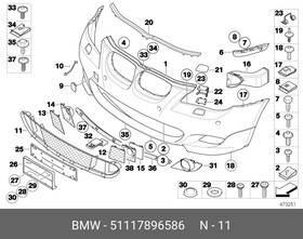 51117896586, Решетка Ср