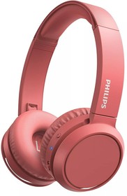 Фото 1/10 Наушники Philips TAH4205RD/00, Bluetooth, накладные, красный