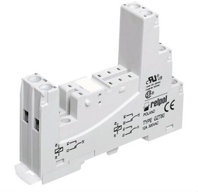 Фото 1/2 GZT80, Панелька, PIN: 8, 12А, 300ВAC, Монтаж: DIN,на панель, -40-70°C