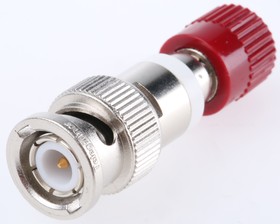 Фото 1/3 J01008A0625, Red, Male Binding Post With Brass contacts and Gold Plated - Socket Size: 4mm