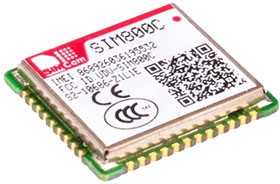 SIM800C, GSM/GPRS модуль 85.6кБс, LLC корпус
