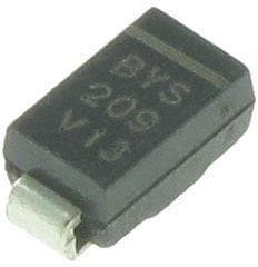 BYS12-90-E3/TR3, Schottky Diodes & Rectifiers 90 Volt 1.5 Amp 40 Amp IFSM