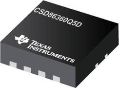 CSD86336Q3D, MOSFETs 25-V, N channel synchronous buck NexFET™ power MOSFET, SON 3 mm x 3 mm power block, 20 A 8-VSON-CLIP -55 to 150