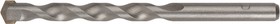 Фото 1/3 34545, Сверло победитовое ударное, цилиндрический хвостовик (для бетона, кирпича) 10х120 мм