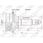 MA-39A44, Шрус наружный MAZDA CAPELLA GF8P FP 97- ABS