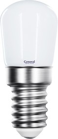 General Лампочка Светодиодная для холодильника E14 7Вт 220В 500Лм 4500К Нейтральный белый свет Груша 661452 GLDEN-T25-E14- 7-P-220-4500