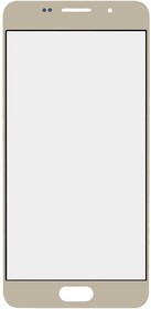 Фото 1/2 Стекло + OCA плёнка для переклейки Samsung A510F Galaxy A5 (2016) (золото)