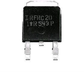 Фото 1/4 IRFRC20PBF, Trans MOSFET N-CH 600V 2A 3-Pin(2+Tab) DPAK