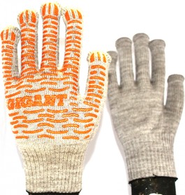 перчатки акриловые с начесом, утепленные с ПВХ нанесением, 10 кл. GHG-08