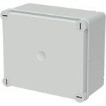150954, Grey Thermoplastic Junction Box, IP65, 160 x 137 x 77mm