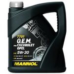 Масло моторное MANNOL 7701 O.E.M. for Chevrolet Opel 5W-30 синтетическое 4 л 1077