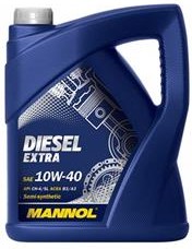 Масло моторное MANNOL Diesel Extra 10W-40 полусинтетическое 5 л 1106 | купить в розницу и оптом