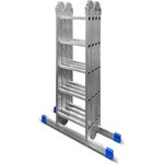Лестница-трансформер алюминиевая 4 секции по 5 ступеней LT455PROF