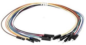 BC-32671, Jumper Wires Pack of 10 Jumper Wires Double Male/Female (11.8 X 0 X 0 In)