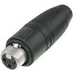 NC3FXX-HD-D, Cable Mount XLR Connector, Female, 50 V, 3 Way ...