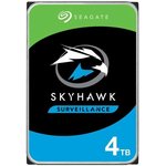 Жесткий диск Seagate Skyhawk HDD 3.5" SATA 4Tб, 5400 rpm, 256Mb buffer ...