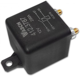4123787, Реле электромагнитное 12V 4-х контактное 200А замыкающее ЭНЕРГОМАШ