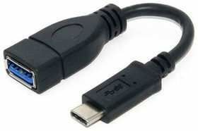 Переходник USB A (F) - USB Type-C, 0.2м, Gembird A-OTG-CMAF3-01