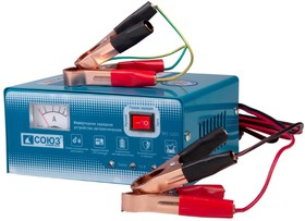Фото 1/3 ЗУС-1221 Инверторное зарядное устройство, ном ток 10А, для АКБ 12/24В, 30-210Ач, СОЮЗ
