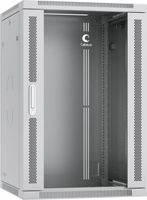 Телекоммуникационный настенный разобранный шкаф 19" 18U цвет серый SH-05F-18U60/60-R