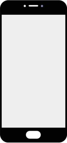 Фото 1/2 Стекло + OCA пленка для переклейки Meizu Pro 6 (черный)