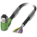 1522930, Female 8 way M12 to Sensor Actuator Cable, 5m