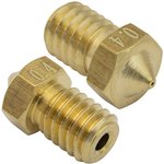 B-E3D-1.75-0.4, Brass nozzle for 3D printer, thread M6, 0.4 mm ...
