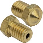 B-E3D-1.75-0.5, Brass nozzle for 3D printer , M6 thread, 0.5 mm ...