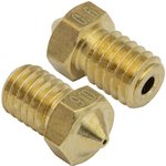 B-E3D-1.75-0.6, Brass nozzle for 3D printer, thread M6, 0.6 mm ...