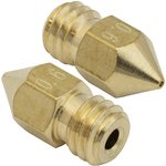 B-MK8-1.75-0.6, Brass nozzle for 3D printer , thread M6, 0.6 mm, compatible with MK8