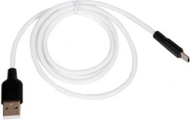 (6931474711915) кабель USB HOCO X21 Plus Silicone для Type-C, 3.0А, длина 1.0м, белый