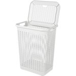 Корзина для белья 30л, 370х260х465 мм Белый 431293316