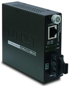 FST-802 медиа конвертер, FST-802 медиа конвертер/ 10/100Base-TX to 100Base-FX (SC) Smart Media Converter