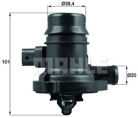 Фото 1/7 TM36103, Термостат OPEL Astra J (09-),Corsa D (12-),Zafira C (11-) MAHLE