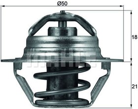 Фото 1/10 TX10089D, Термостат OPEL VIVARO(2.0i) 01-, RENAULT AVANTIME(2.0i) 01-03, CLIO(1.6i) 08-, CLIO II(1.4i 1.6i 2.0i) 99-, CLIO III(1.4i 1.6i 2.0