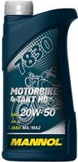 6000, 4-TAKT MOTORBIKE HD 20W-50 1Л. 7830 Моторное масло минерал.