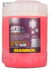 MN4012-10, 4012-10 MANNOL ANTIFREEZE LONGLIFE AF12+ 10 л. Готовый раствор охлаждающей жидкости антифриз красный