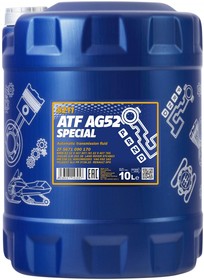 MN8211-10, 8211-10 MANNOL ATF AG52 Automatic Special Синтетическое трансмиссионное масло 10л