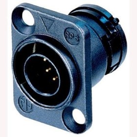 RP81, neutriCON Modular System - Chassis connector housing for female and male inserts - black coated - 90° coding ...