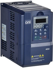 Преобразователь частоты A650 380В 3Ф 5.5кВт 13А M ONI A650-33E055TM