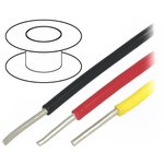 3050/1 BK001, Solid Wire PVC 0.2mm² Tinned Copper Black 3050/1 305m