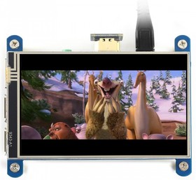 Фото 1/3 4inch HDMI LCD (H), IPS дисплей 480×800px с резистивной сенсорной панелью для Raspberry Pi