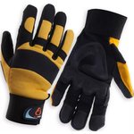 Защитные перчатки от вибрации, швы Кевлар, размер L/9, JAV01-VP-9/L
